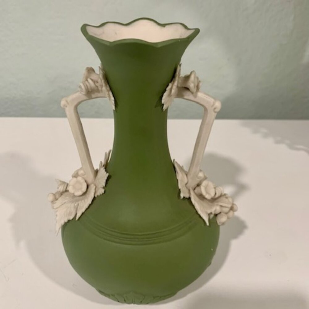 VTG ~ Vase & Plate SET OF 3 - Picture 4 of 10